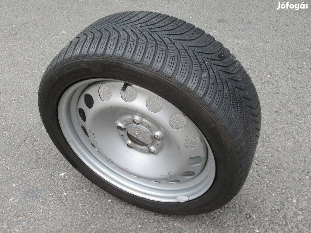 1db 17" BMW pótkerék 5x120 lemezfelni 225/45R17 gumi E36 E46 E81