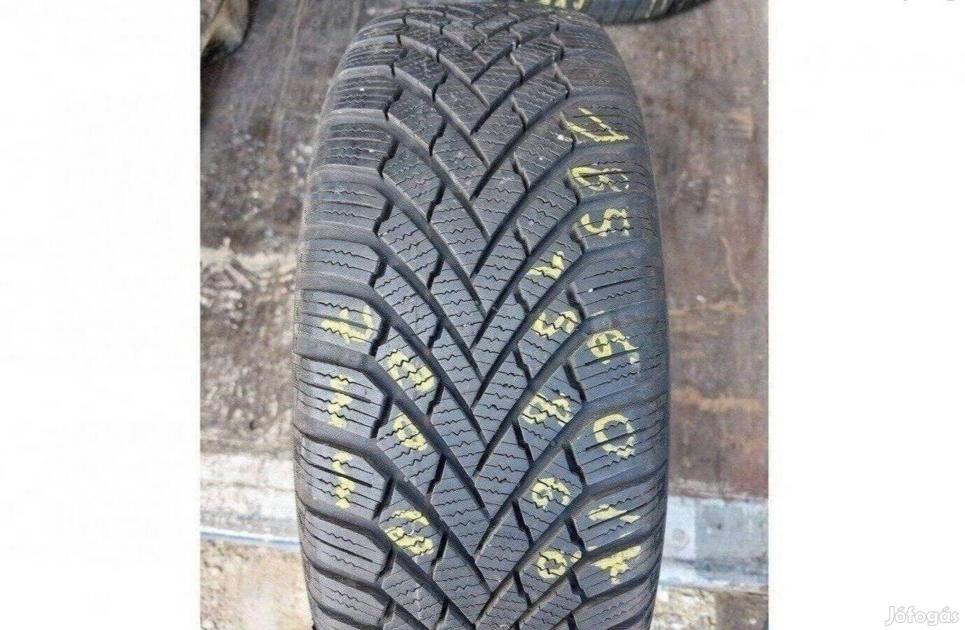 1db 185/60 r14 téli Continental TS 860 2018 7mm 12500 ft