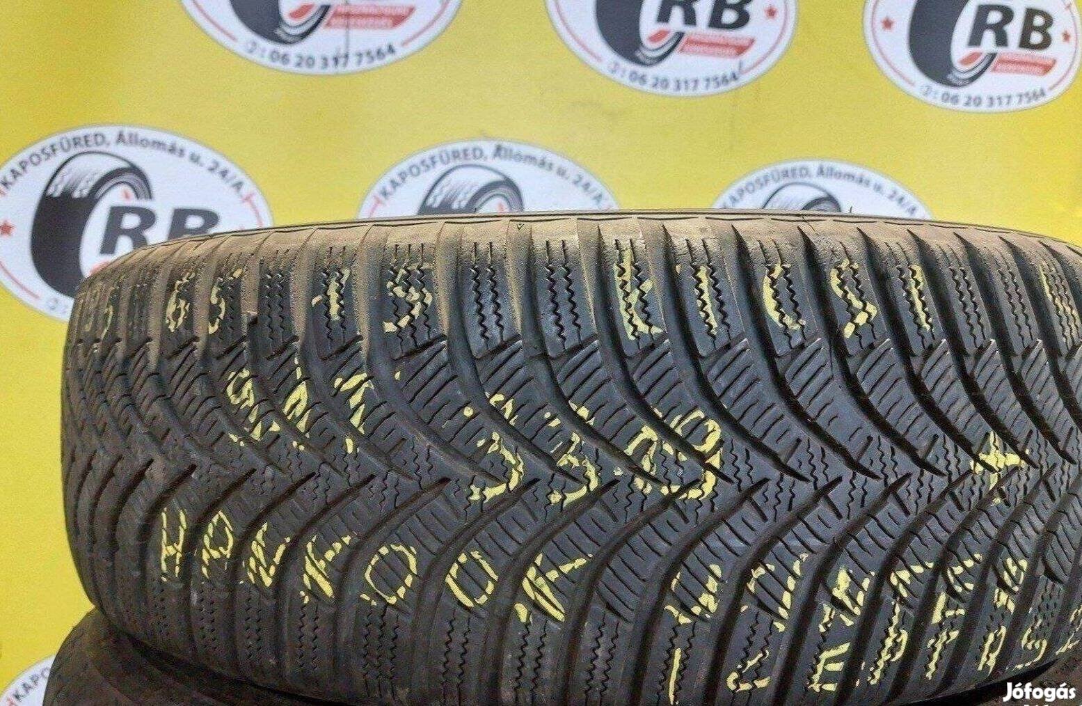 1db 195/65 r15 Hankook téli 2019 6,5mm 10000 Ft