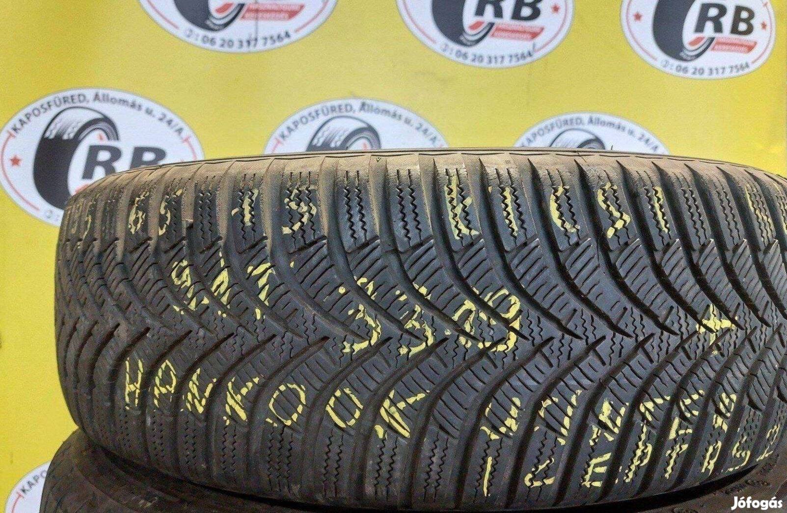 1db 195/65 r15 Hankook téli 2019 6,5mm 10000 Ft