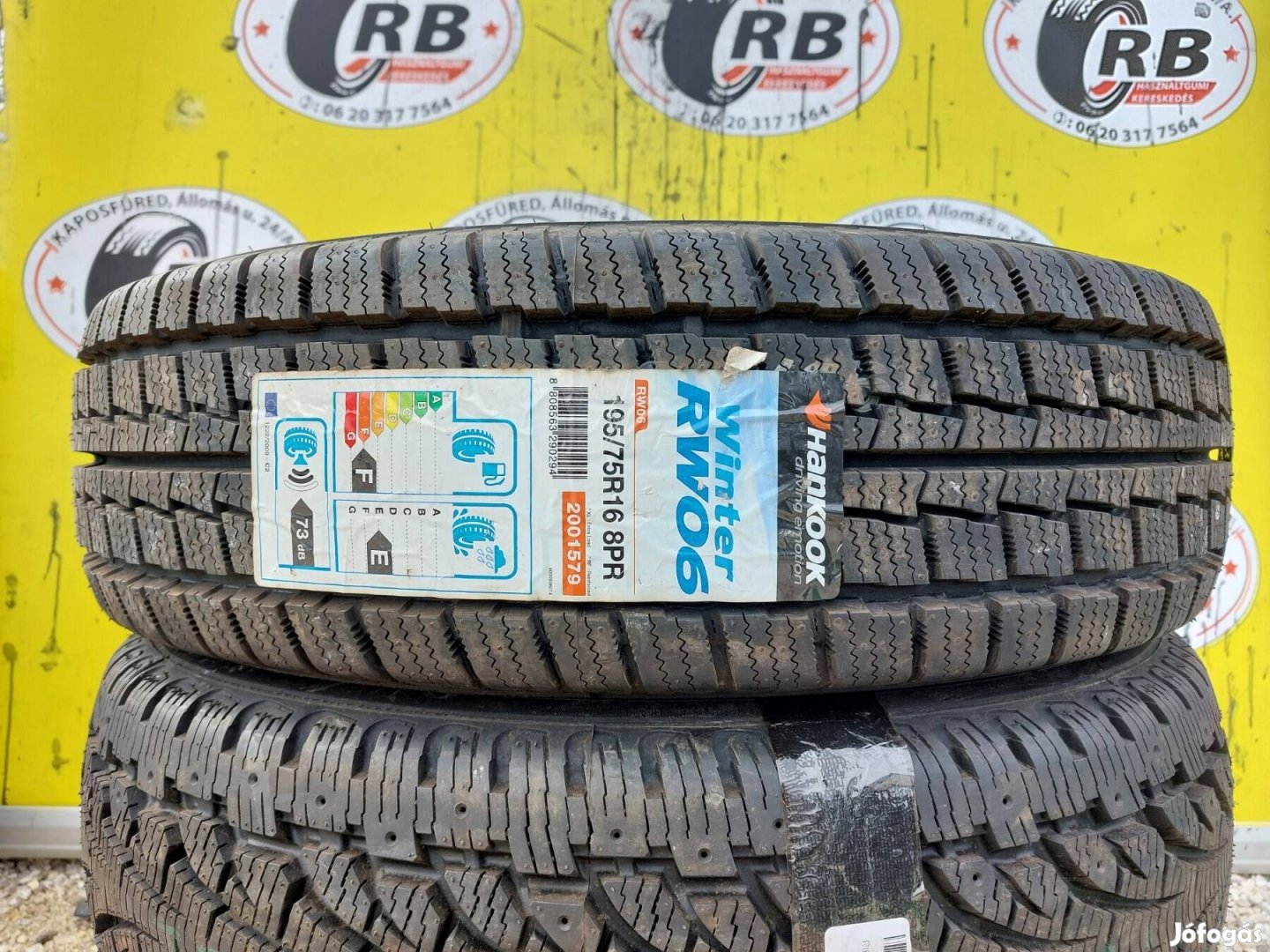 1db 195/75 r16C Hankook RW06,,Évjárat2016