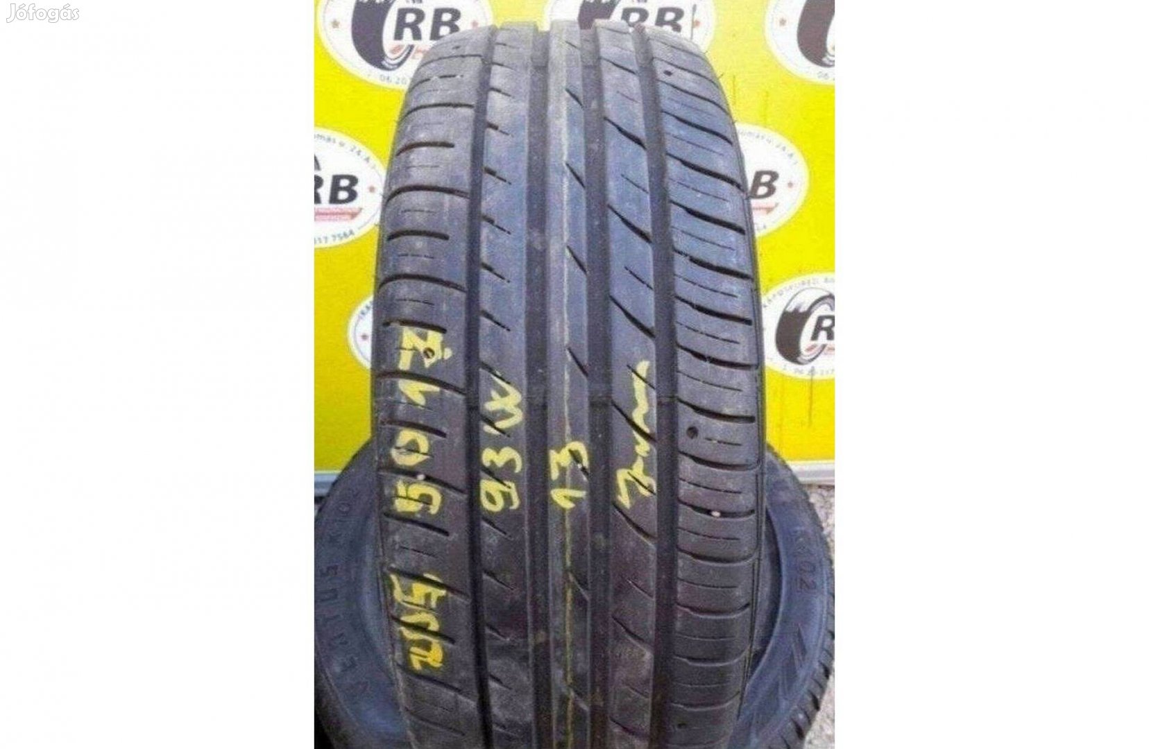 1db 205/50 r16 Bridgestone nyári 2014 7mm 12 000 Ft