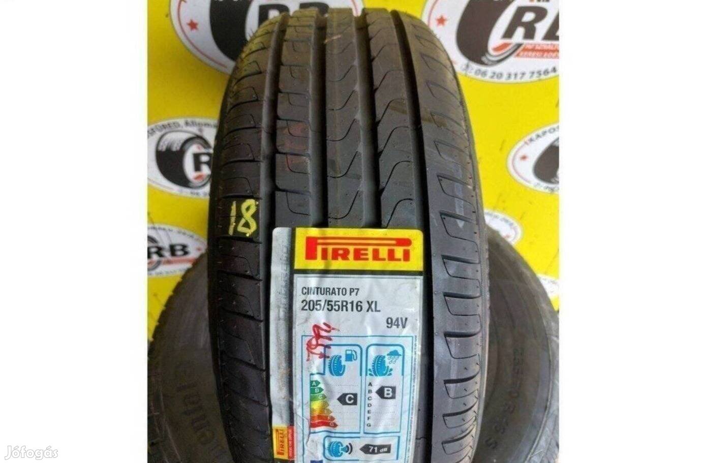 1db 205/55 r16 Új Pirelli Cinturatop7,,Évjarat 2018 20 000 Ft