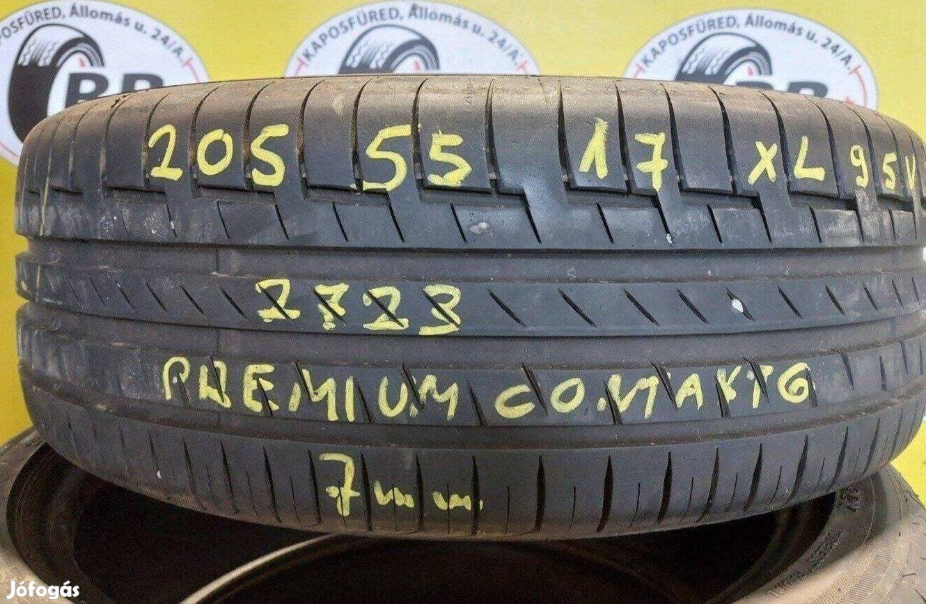 1db 205/55 r17 Continental nyári 2023 7mm 25000 Ft