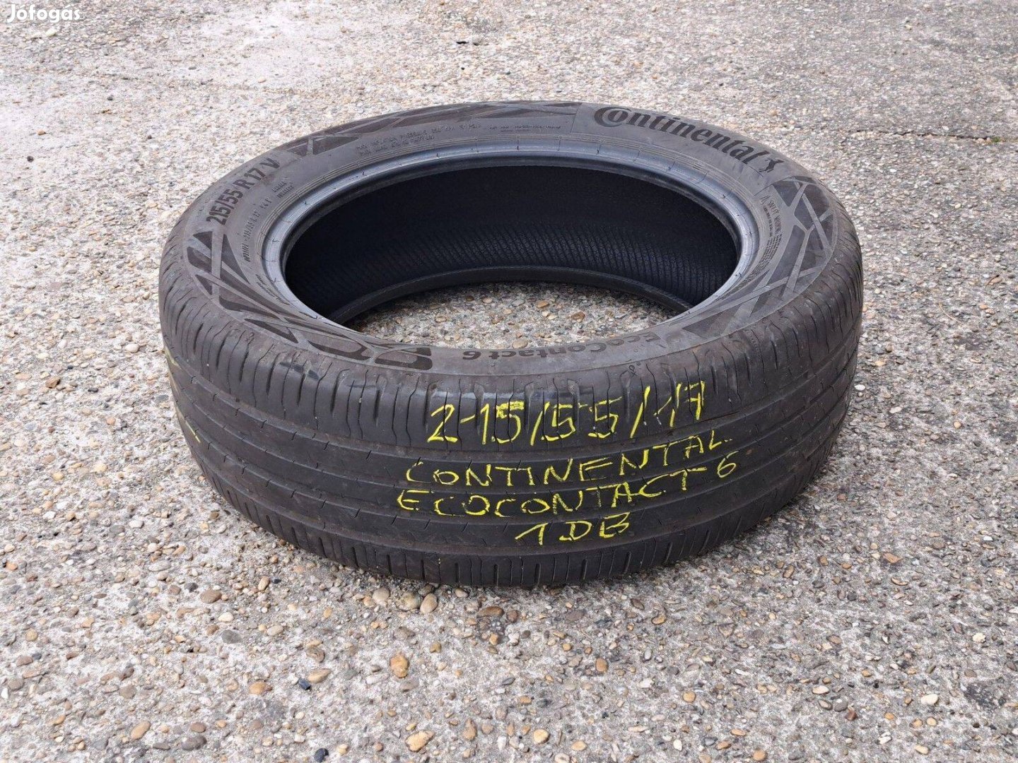 1db 215/55 R17 Continental Ecocontact 6 nyári gumi 215/55R17