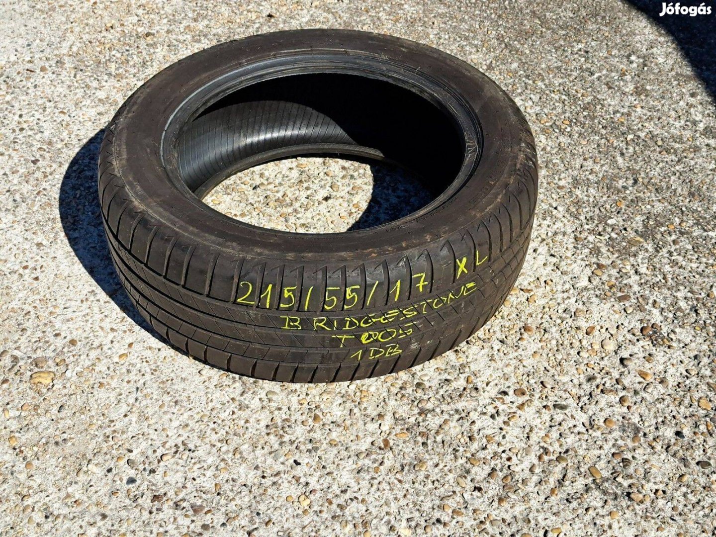 1db 215/55 R17 XL Bridgestone T005 nyári gumi 215/55R17XL