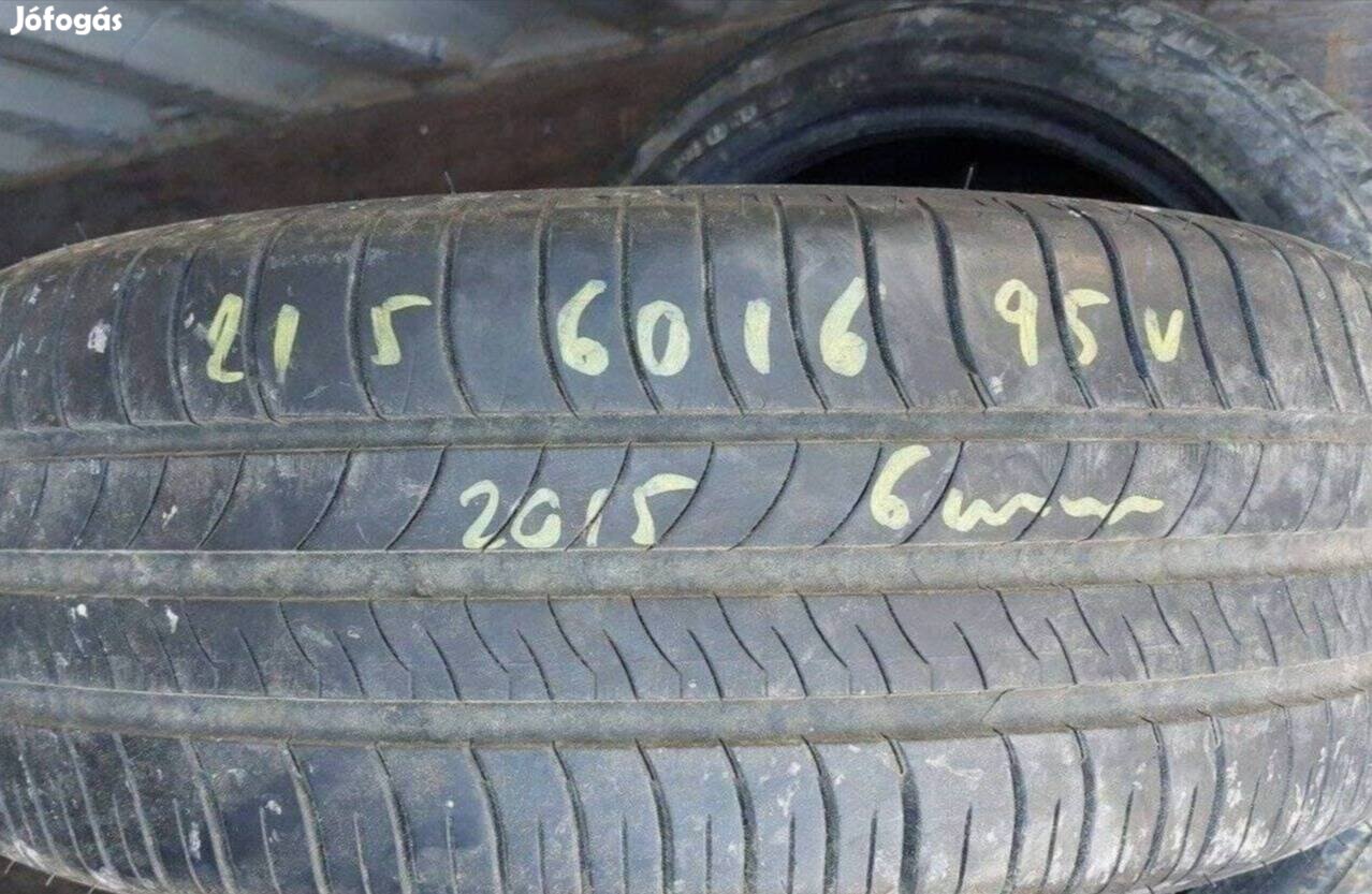 1db 215/60 r16 Michelin Energy Saver nyári 2015 6mm 12700 Ft