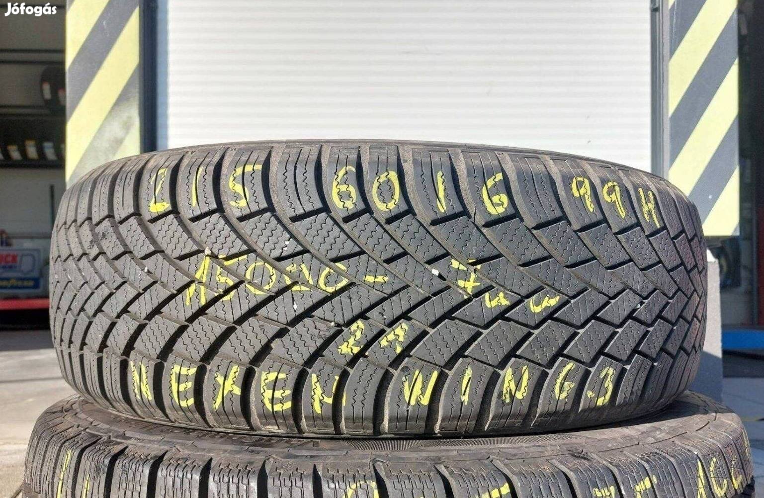 1db 215/60 r16 nexen téli használt 7mm 2021 15000 ft