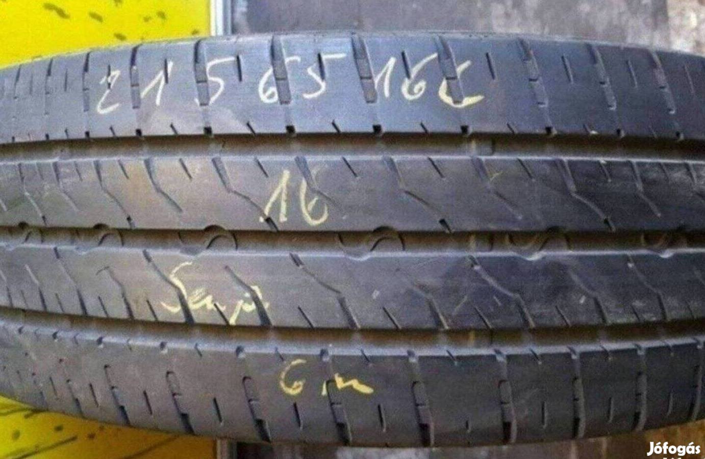 1db 215/65 r16 C Semperit nyári 2016 6mm 15 000 Ft