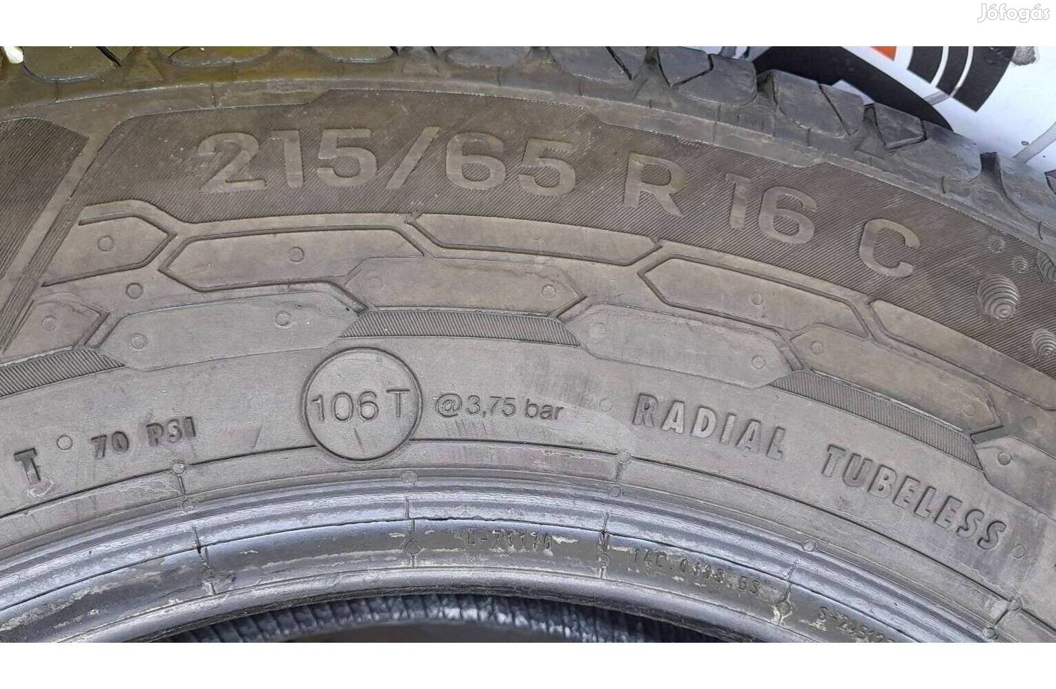 1db 215/65 r16c uniroyal 2019 6.5mm 12500 ft