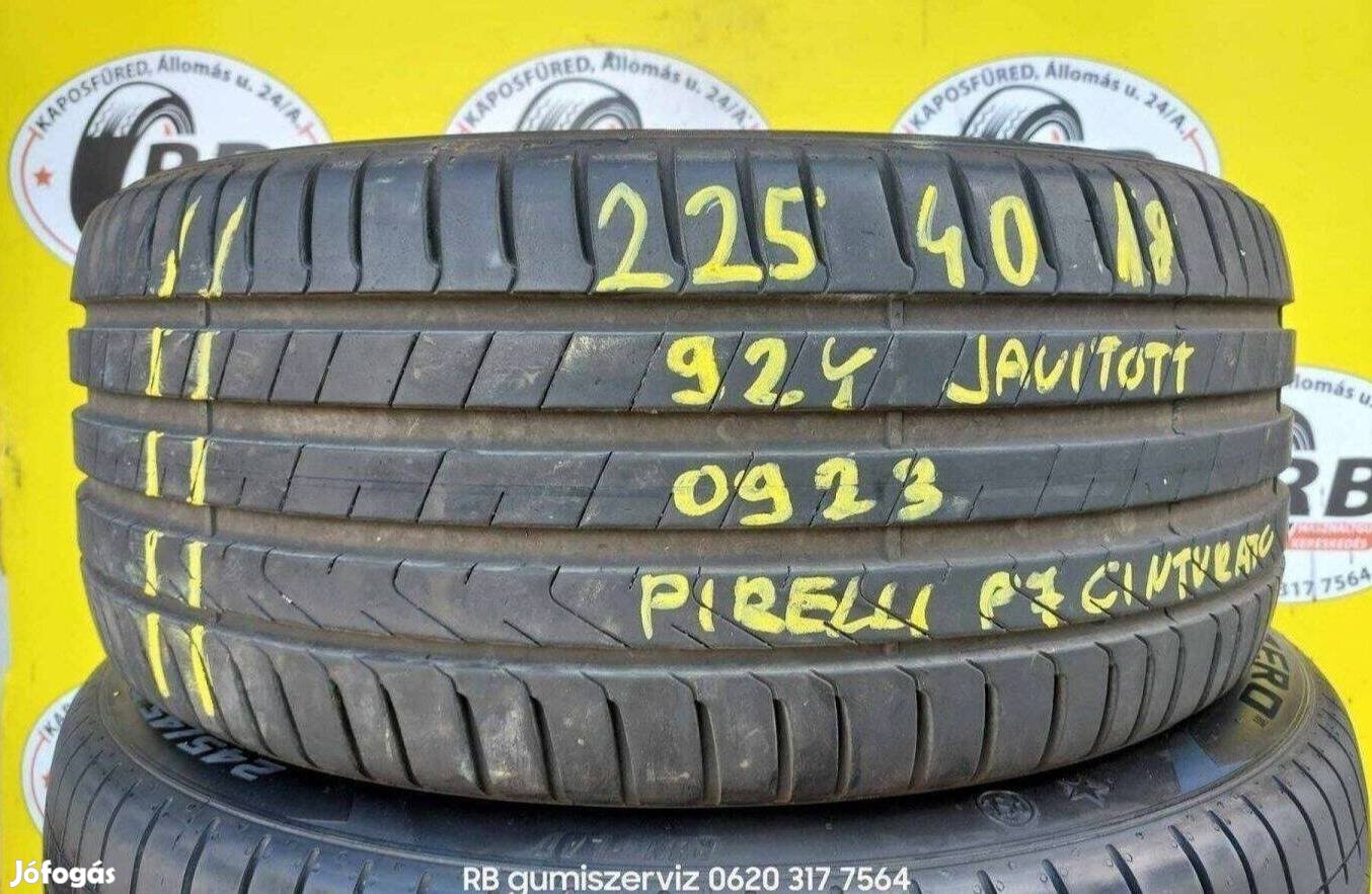 1db 225/40 r18 Pirelli Cinturato P7 20 000 Ft