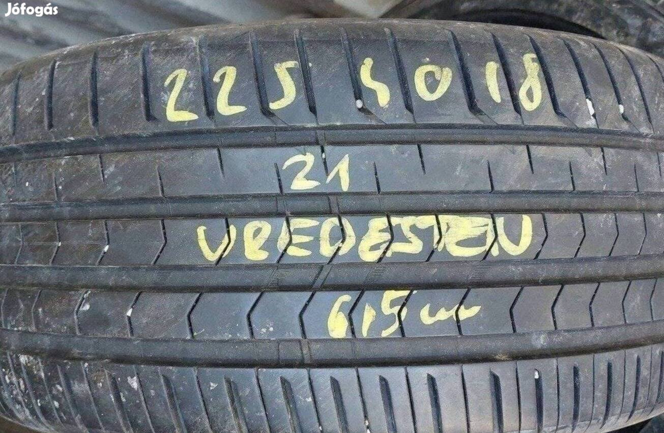 1db 225/40 r18 Vredestein nyári 2021 6,5mm 25000 Ft