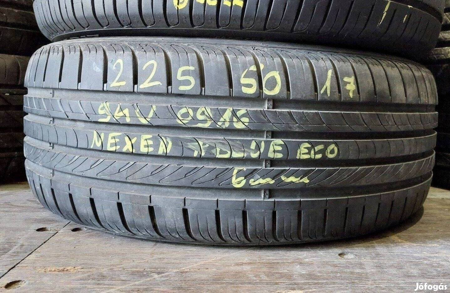 1db 225/50 r17 Nexen Nblue ECO nyári 2016 6mm 12000 Ft