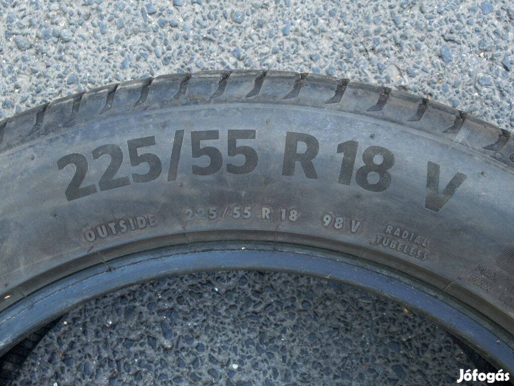 1db 225/55R18 Continental Premiumcontact nyári gumi pót pótkerék 18"