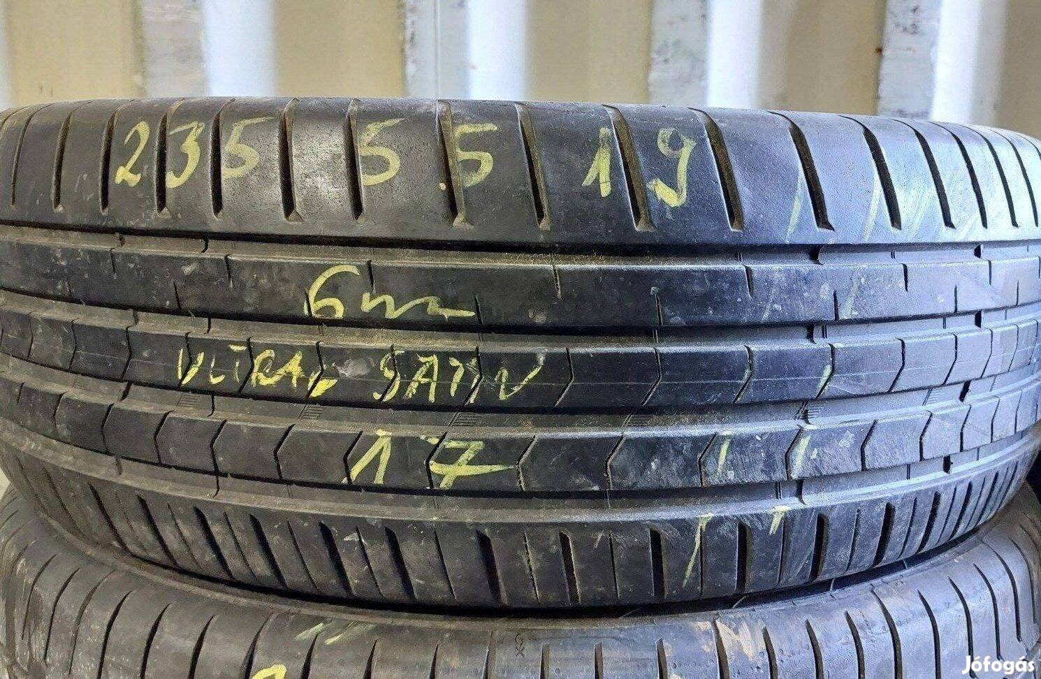 1db 235/55 r19 Vredestein Ultra Satin nyári 2017 6mm 20000 Ft