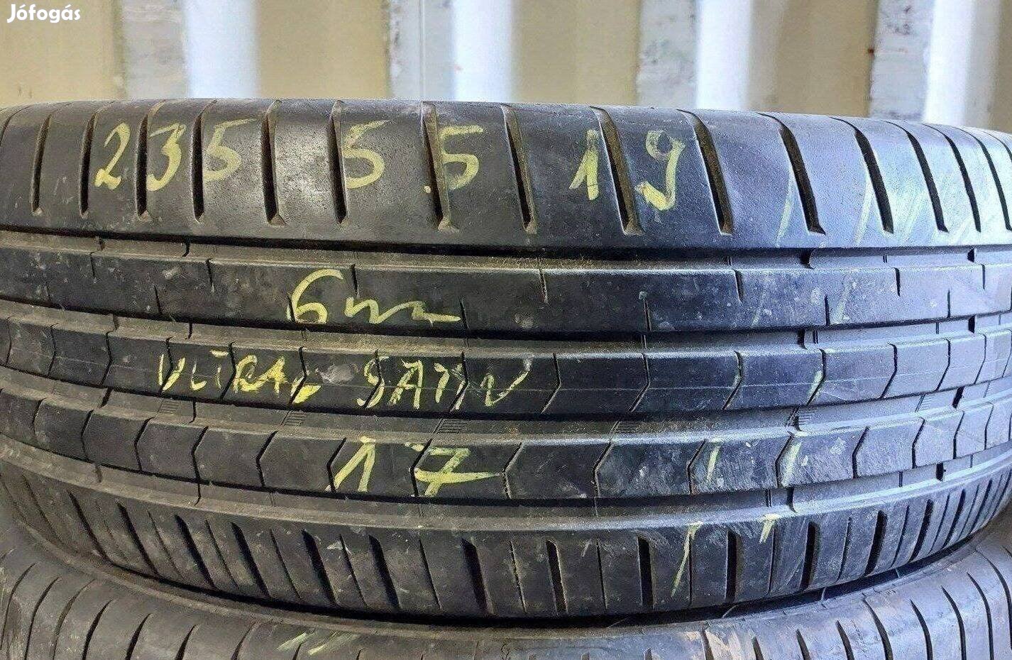 1db 235/55 r19 Vredestein Ultra Satin nyári 2017 6mm 20000 Ft