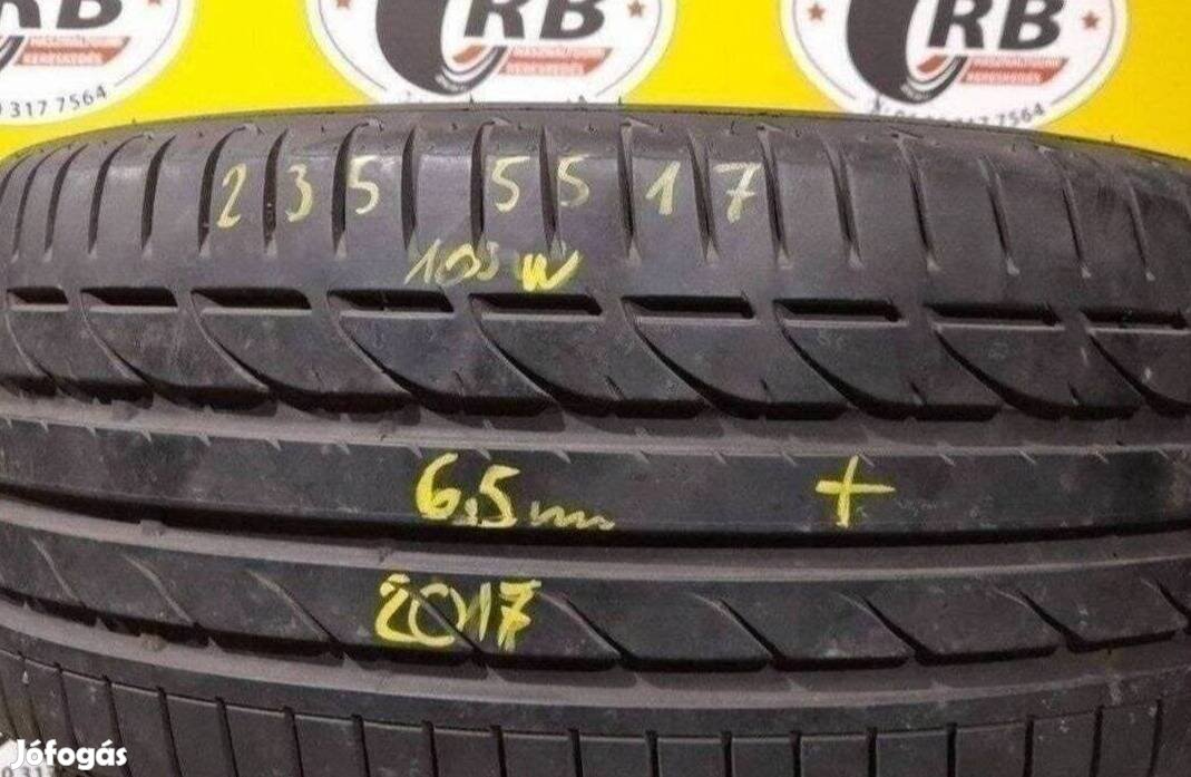 1db 235/55r17 Bridgestone Potenza S001 2017 6.5mm 15 000 Ft