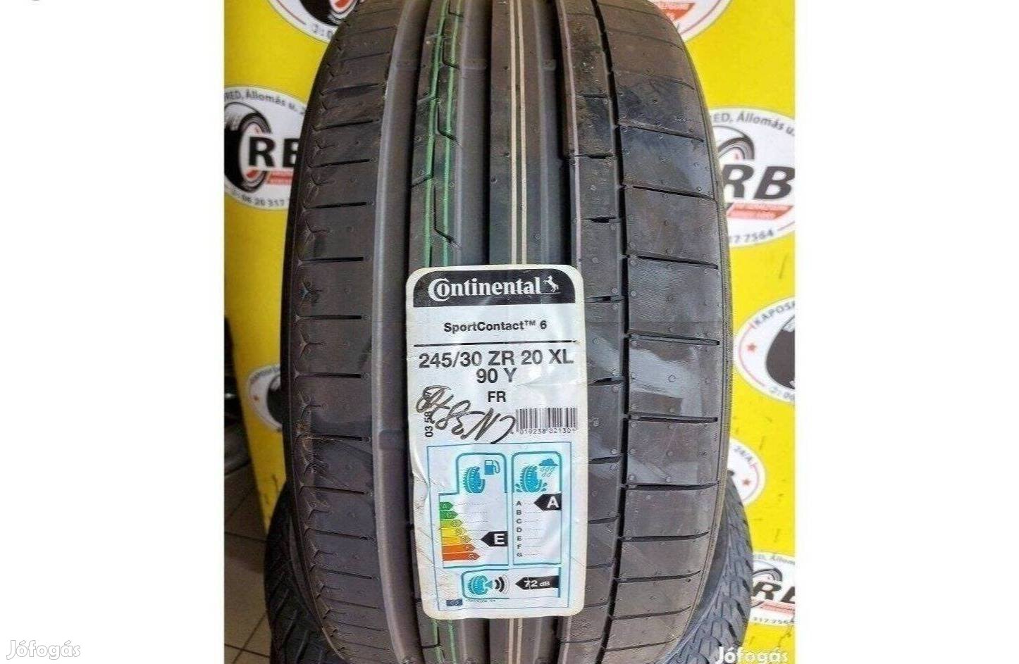 1db 245/30 r20 Continental Sportcontact6,,Évjárat 2020 50 000 Ft