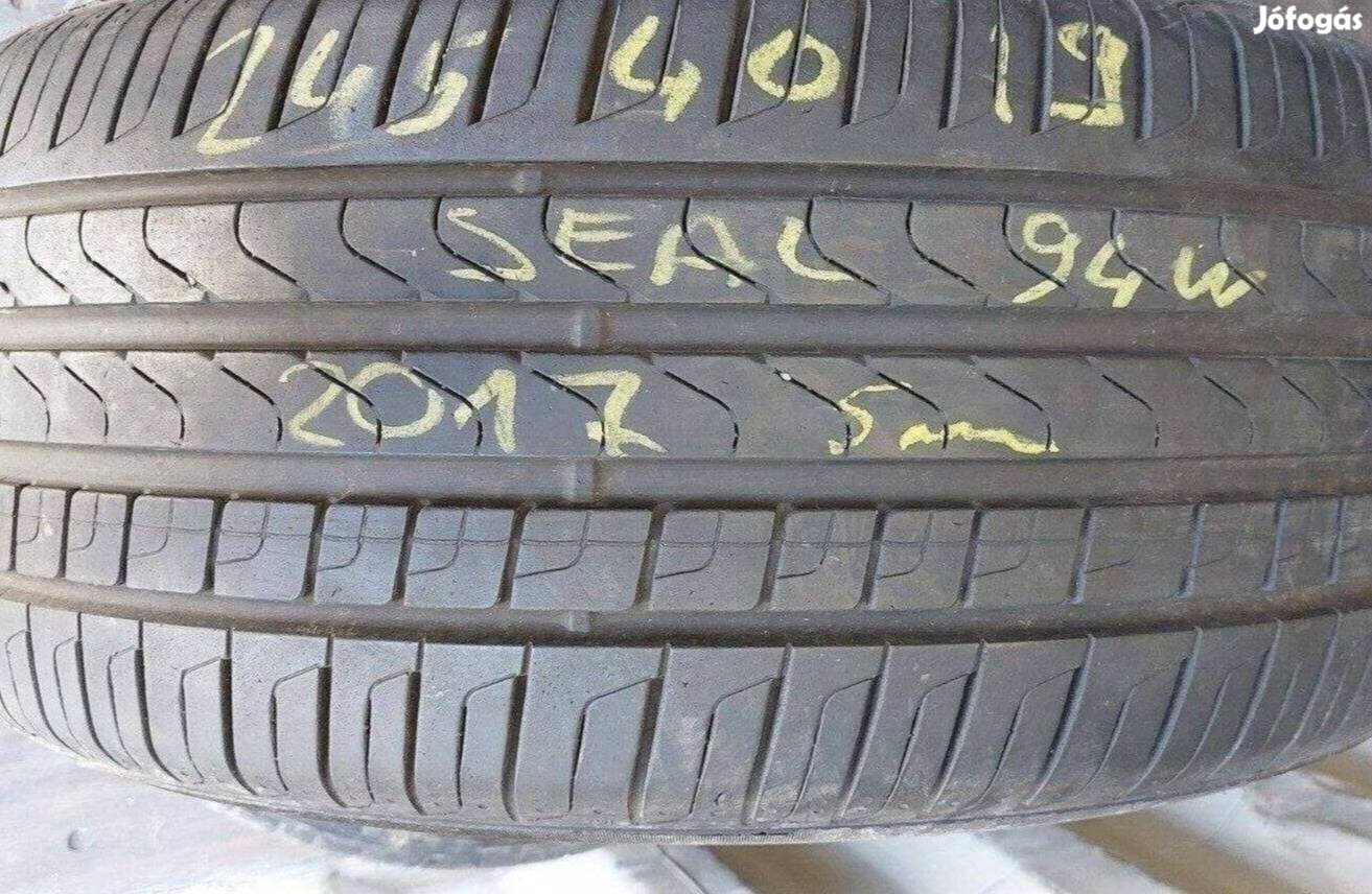 1db 245/40 r19 Pirelli Cinturato P7 SEAL nyári 2017 5mm 20000 Ft