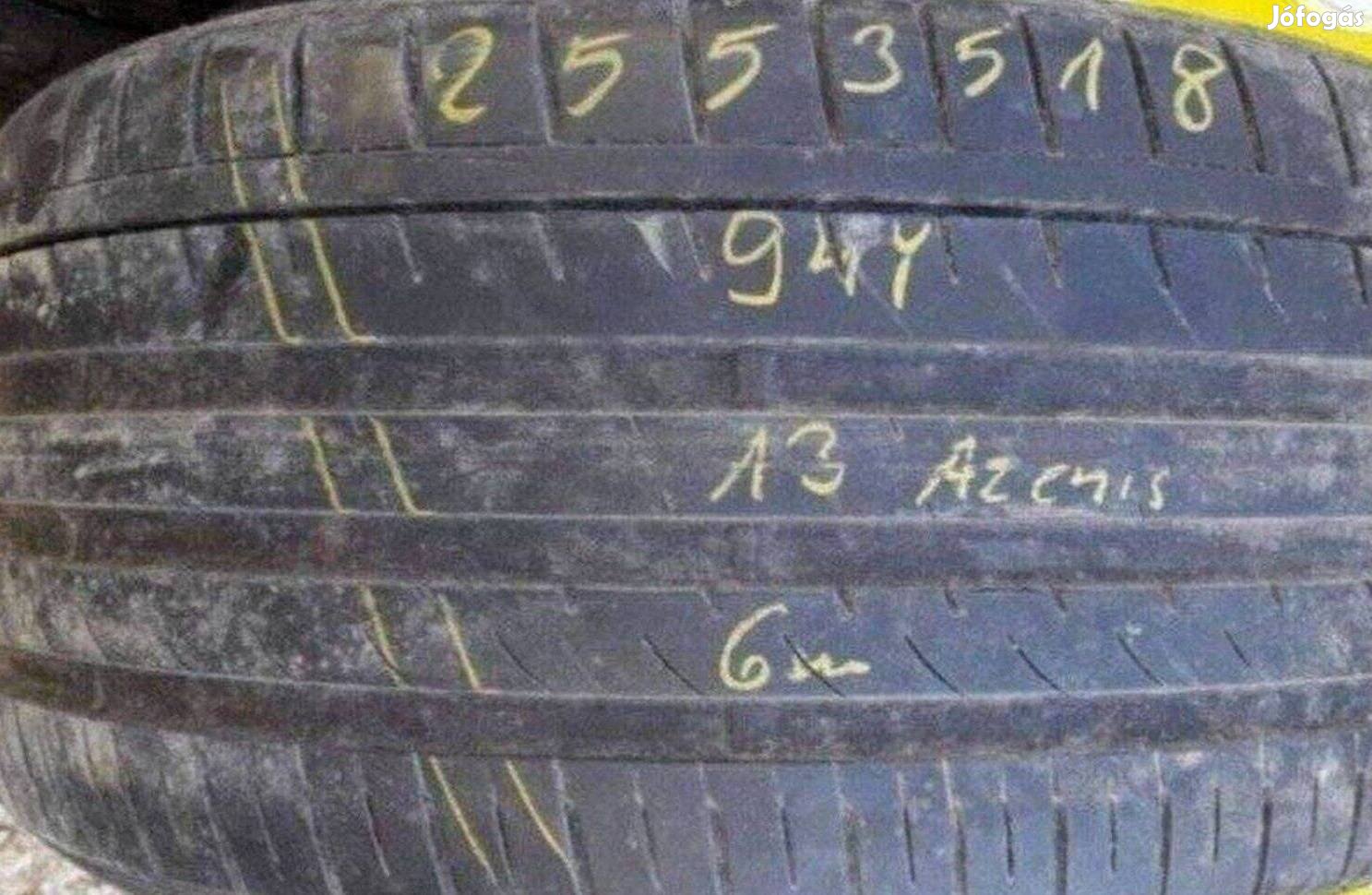 1db 255/35 r18 Falken nyári 2013 6mm 15000 FT