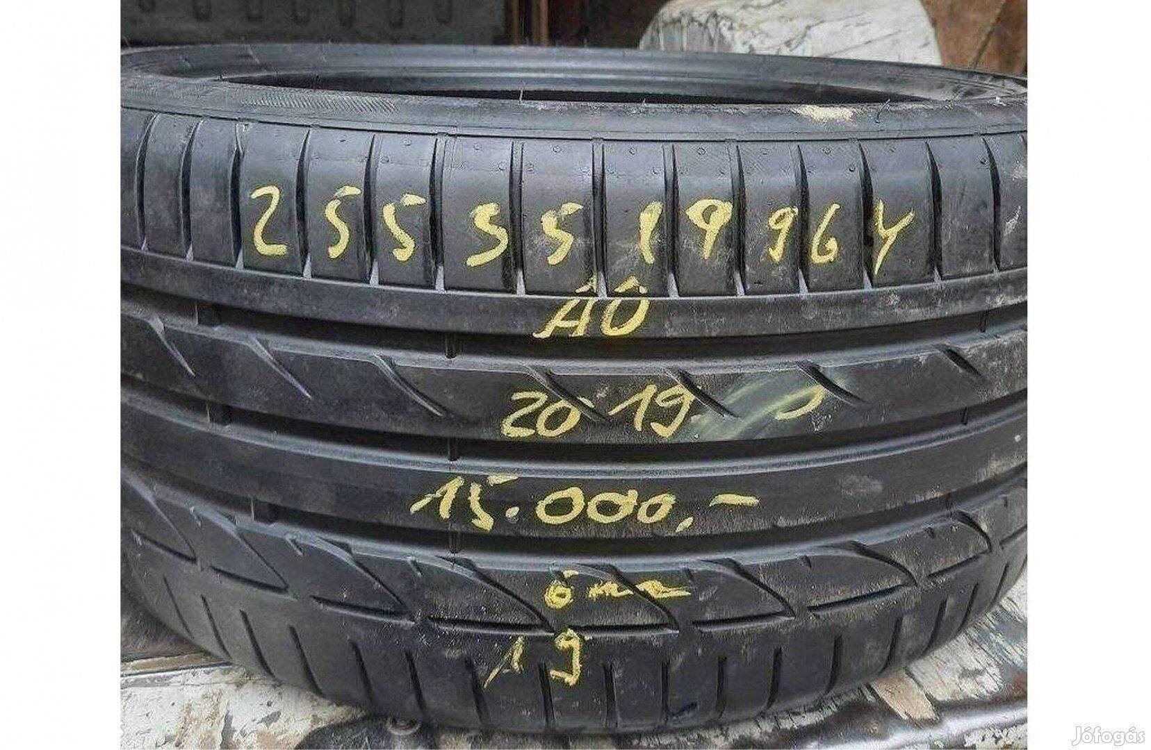 1db 255/35 r19 Bridgestone 2019 6mm 25 000 Ft