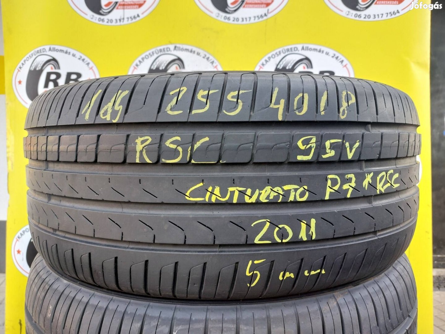 1db 255/40 r18 Pirelli Cinturatop7(RSC)Évjárat2011,,10000/db