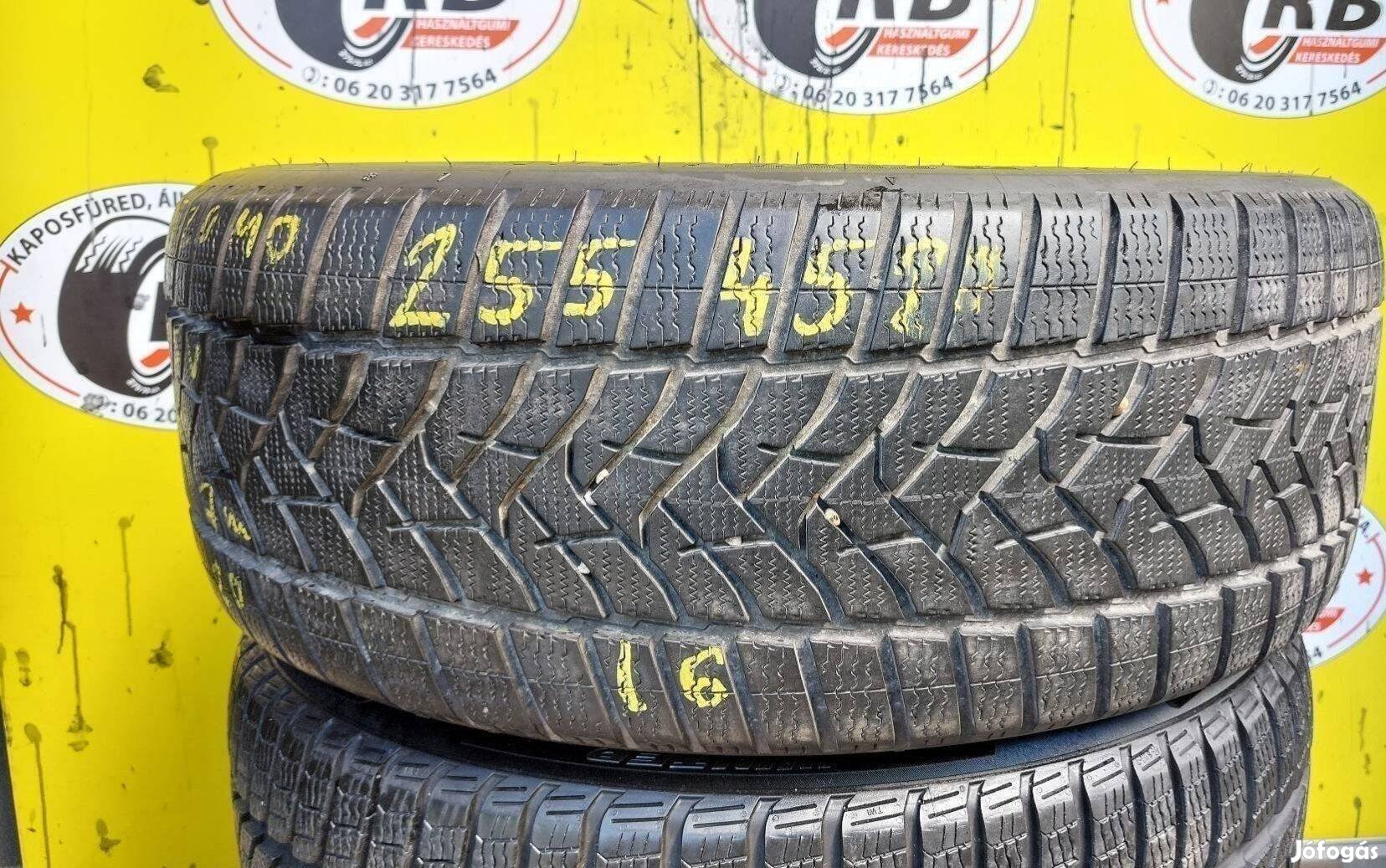 1db 255/45 r20 Dunlop téli 2016 7mm 20 000 Ft