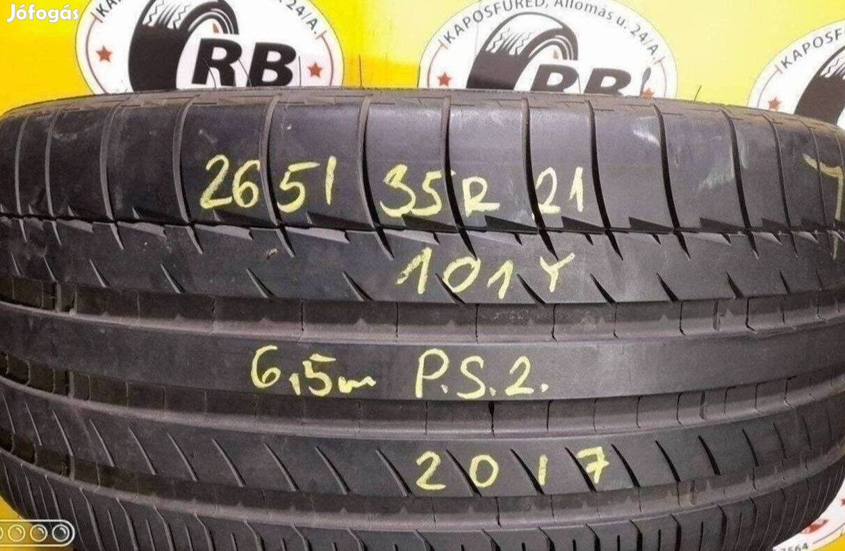 1db 265/35 r21 Michelin Pilotsport2(NO)2017 6.5mm 40000ft