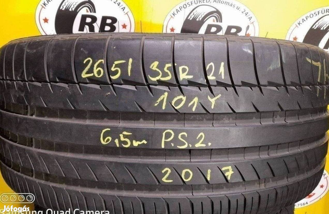 1db 265/35 r21 Michelin Pilotsport2(NO)2017 6.5mm 40000ft