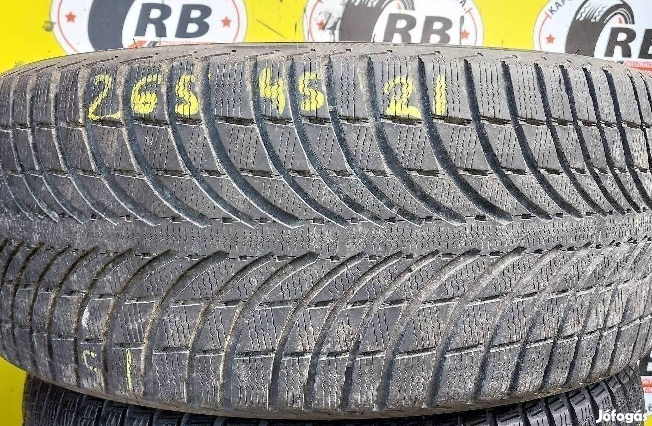 1db 265/45 r21 Michelin téli gumi 2018 5mm 15 000 Ft