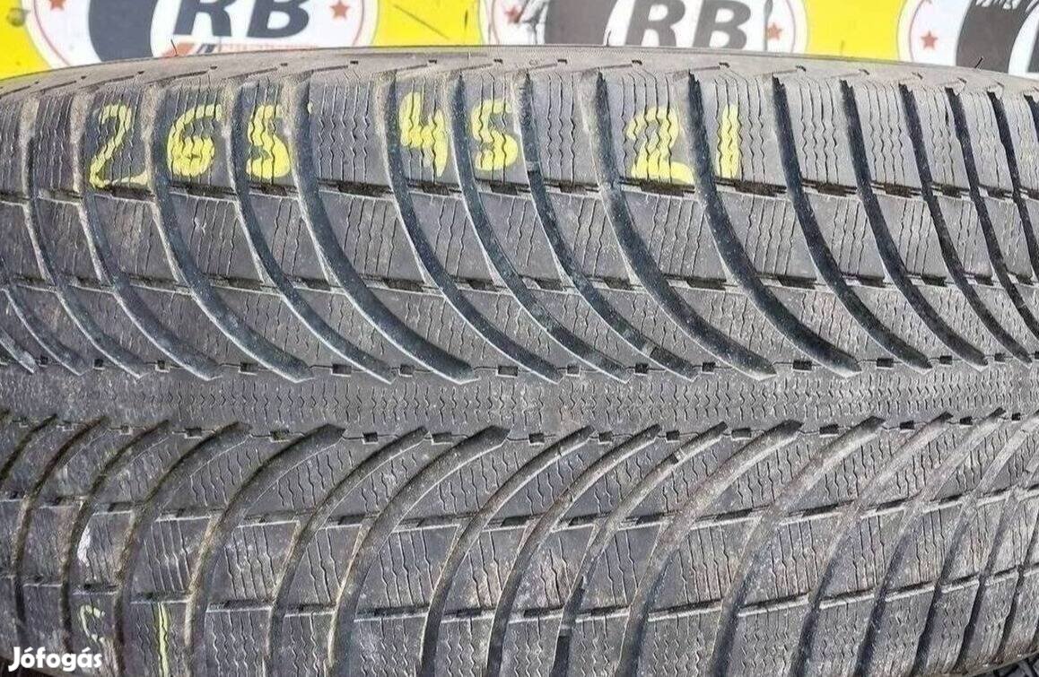 1db 265/45 r21 Michelin téli gumi 2018 5mm 15 000 Ft