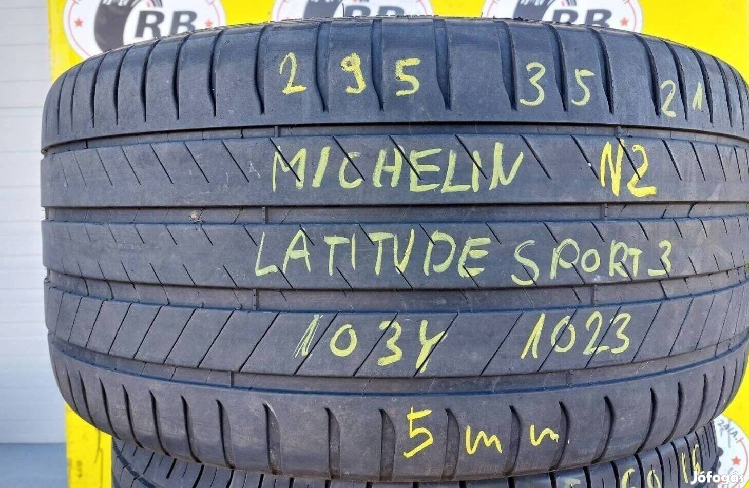 1db 295/35 r21 Michelin Latitude Sport 3 nyári 2023 5mm 30000 Ft