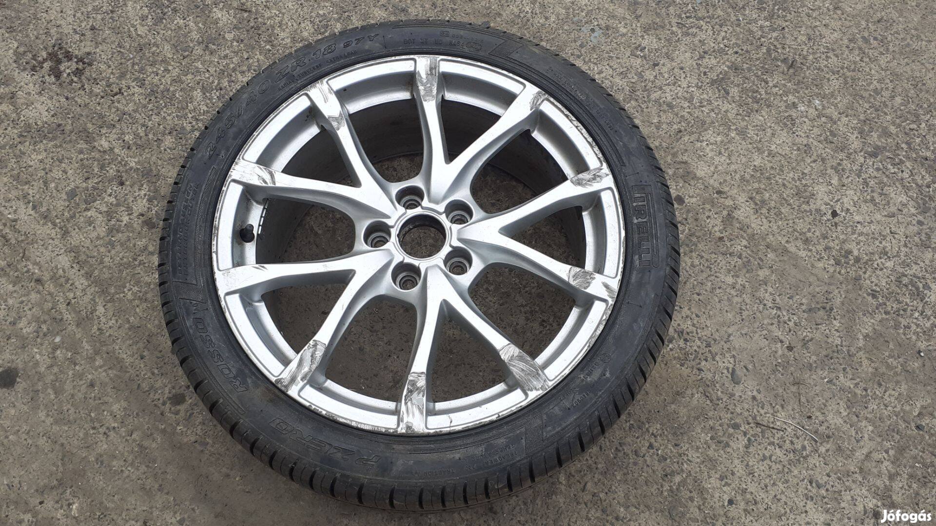 1db Audi gyári alufelni felni 18 pótkerék kerék 245/40 R18