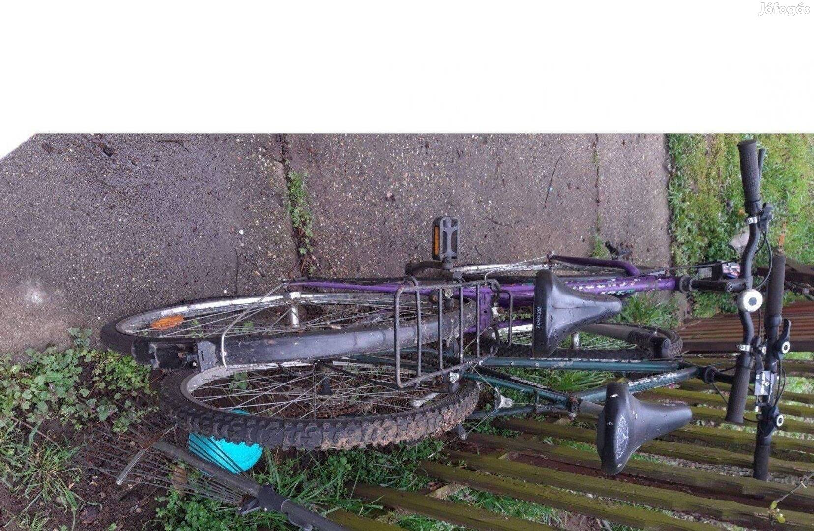 1db női,1db ffi kerékpár javítani1kerék nélküli Olcsó!