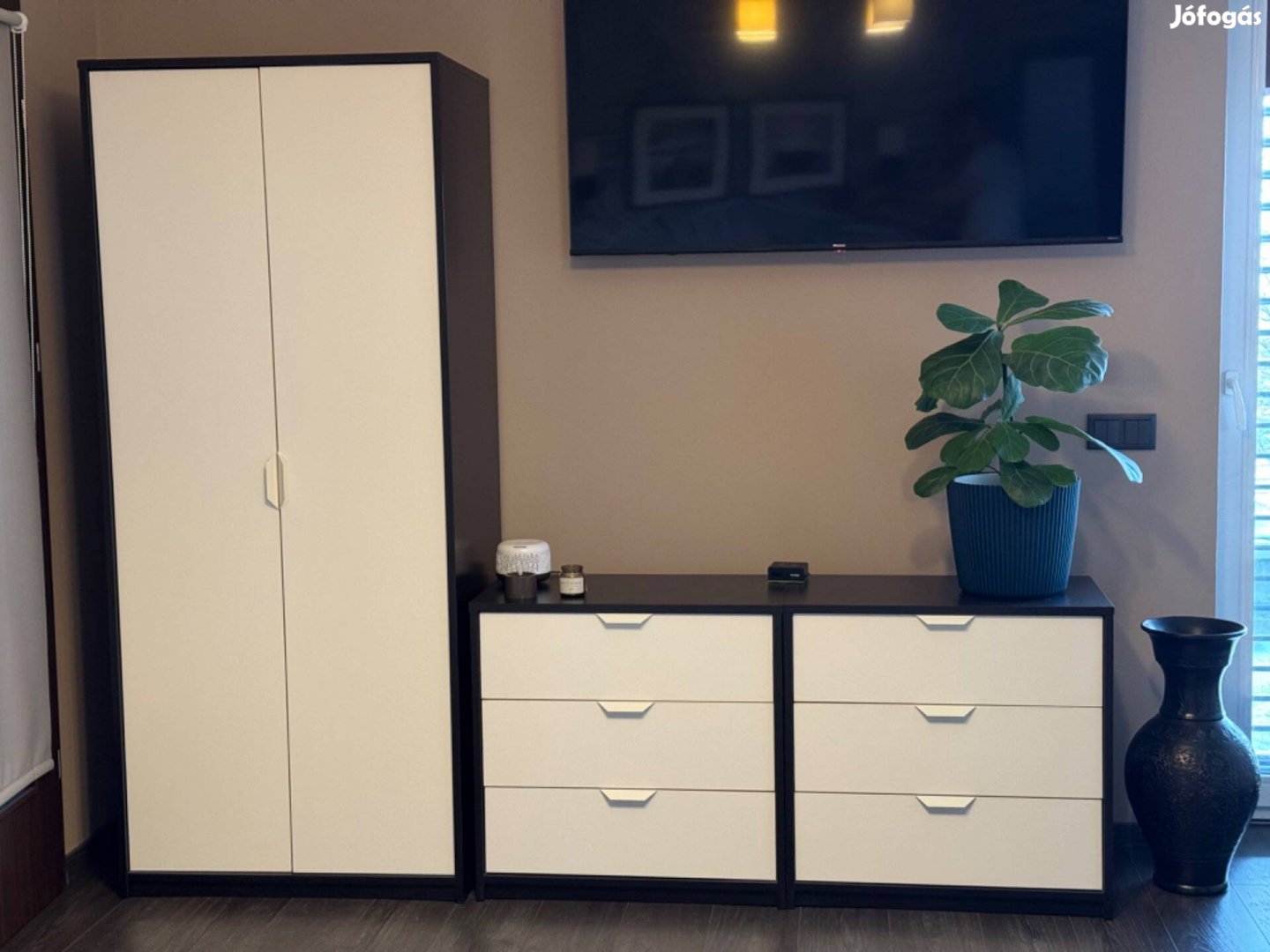 1db szekrény 2db komód szett, kiváló állapot!