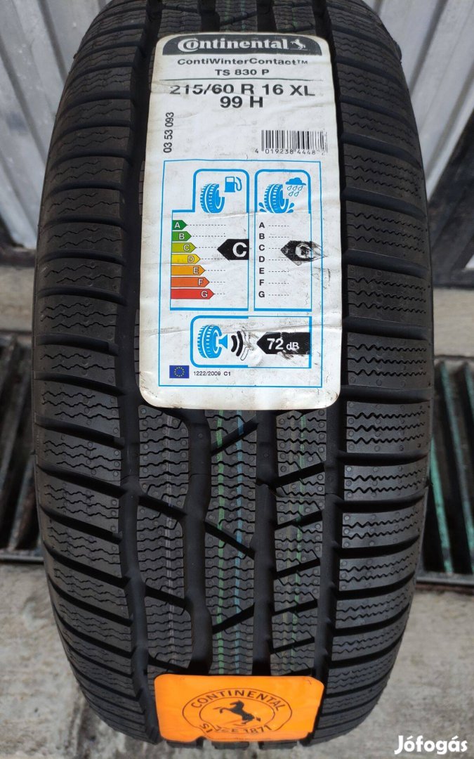1db új 215/60 R16 215/60R16 99H XL Continental téli gumi fél ár alatt!