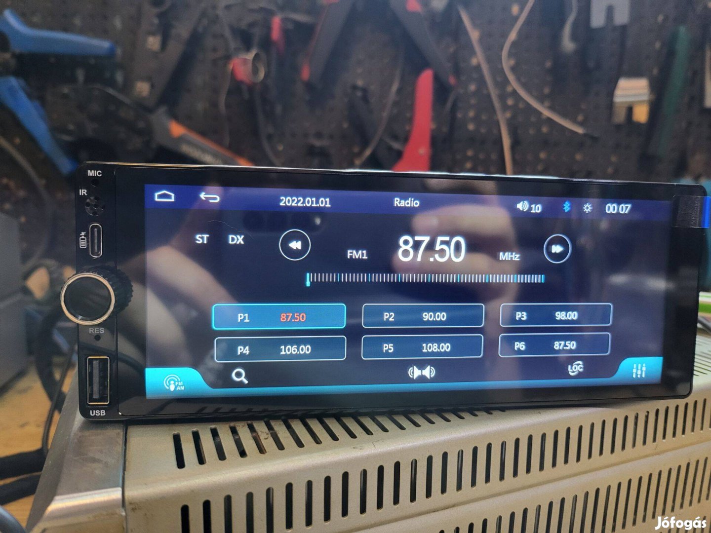 1din 6,9" fejegység (A.Auto/carplay/BT/Usb)