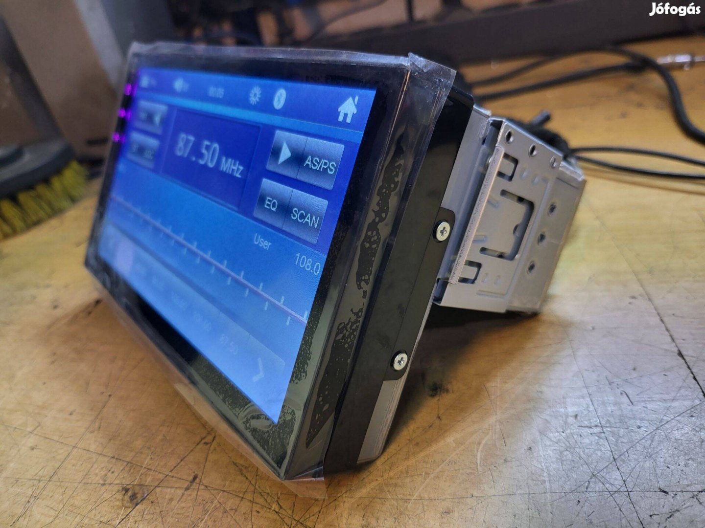 1din 7" fejegység (újszerű, BT-usb, mirror)
