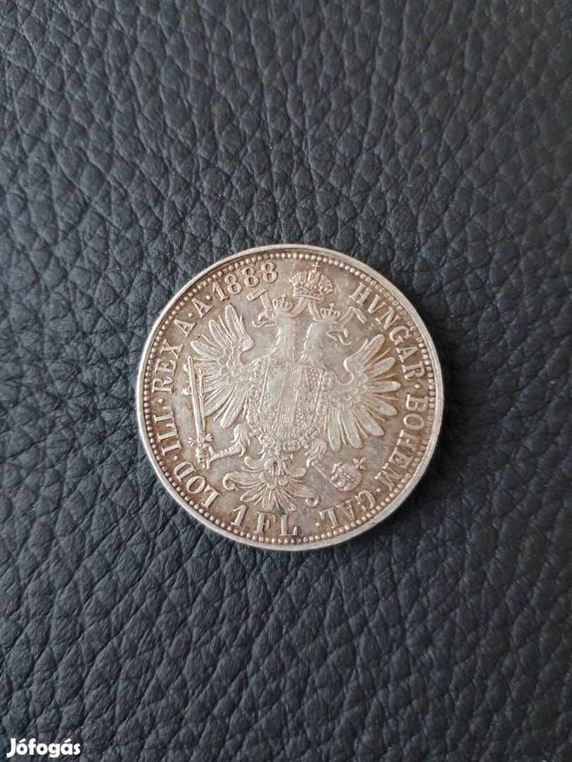 1florin 1888 pénzérme ezüst