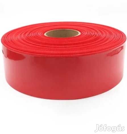 1m Zsugorfólia 18650 Nagyobb Pakkokhoz Piros 140mm (5714)
