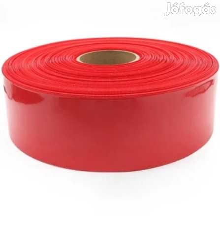 1m Zsugorfólia 18650 Nagyobb Pakkokhoz Piros 160mm 5715
