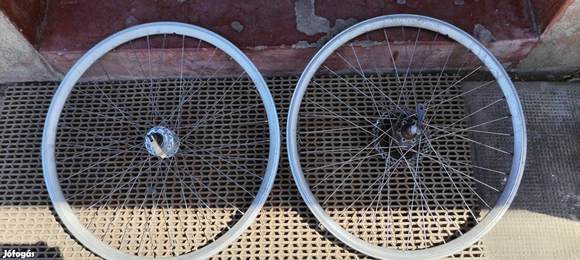 1pár(első-hátsó)26"-os duplafalú kerékpár bicikli kerék
