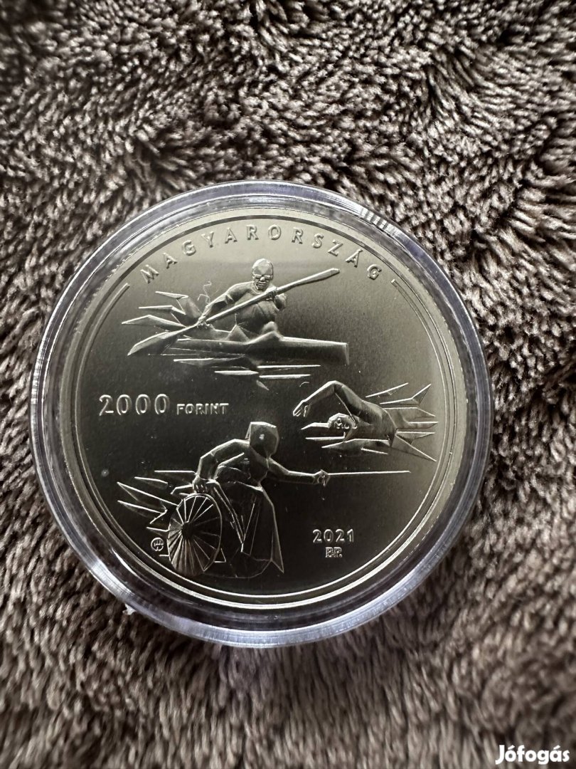 2000Ft Tokyo Nyári Olimpia Tokió 2000 Forint Érem BU 2020 UNC