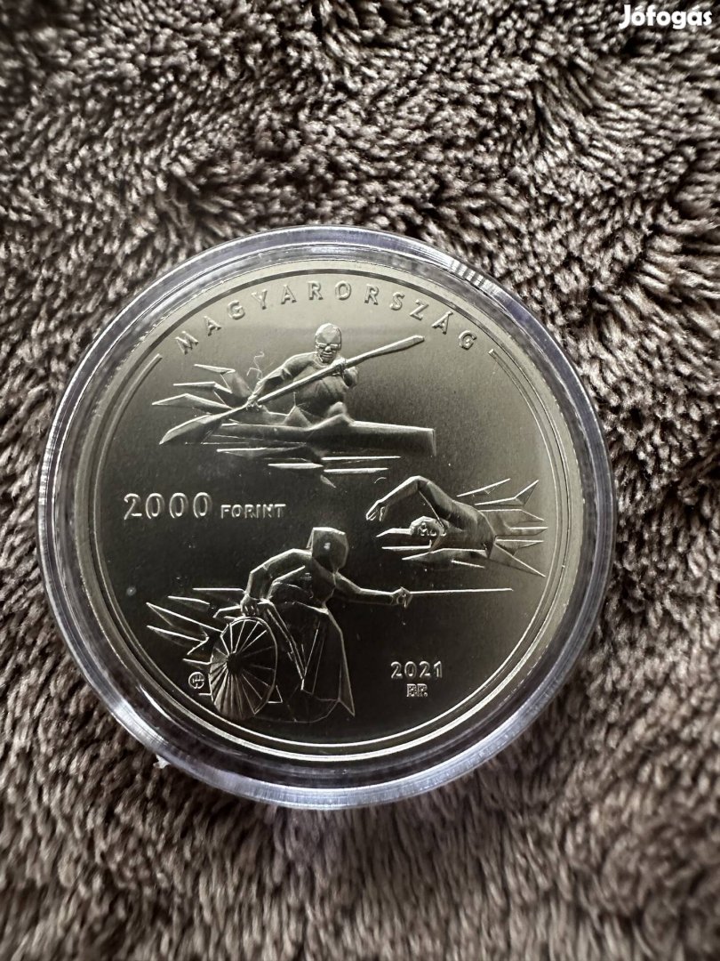 2000Ft Tokyo Nyári Olimpia Tokió 2000 Forint Érem BU 2020 UNC