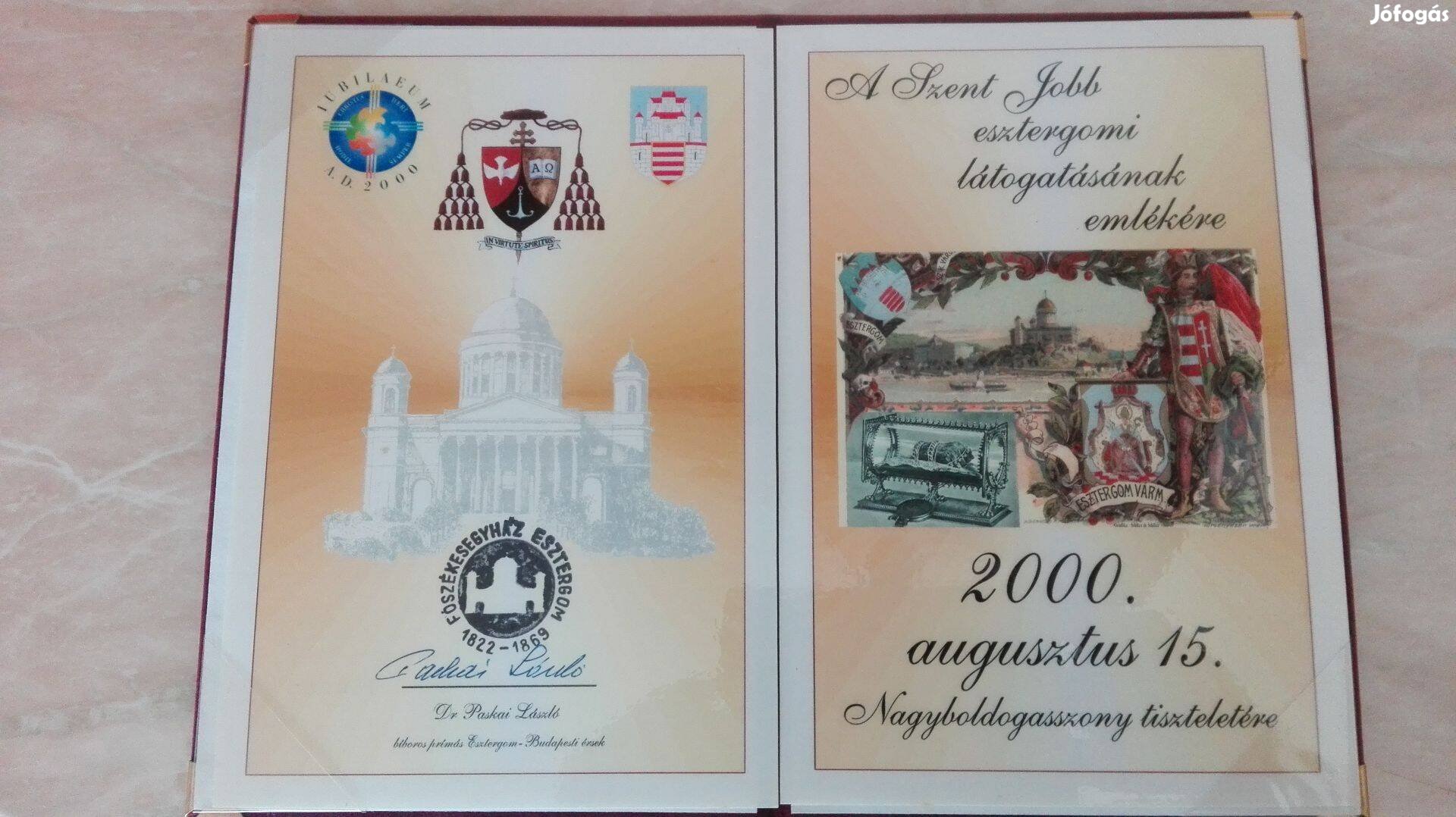 2000 Agusztus 15 A Szent Jobb Esztergomi Látogatásának Eml