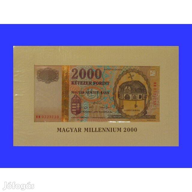 2000 Forint - Millennium - Aranyszálas Millenniumi 2000Ft UNC ()