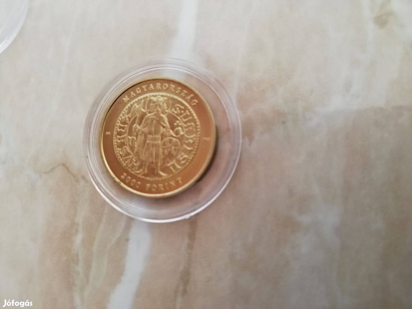2000 Ft-os emlékpénz Hunyady János Aranyforintja