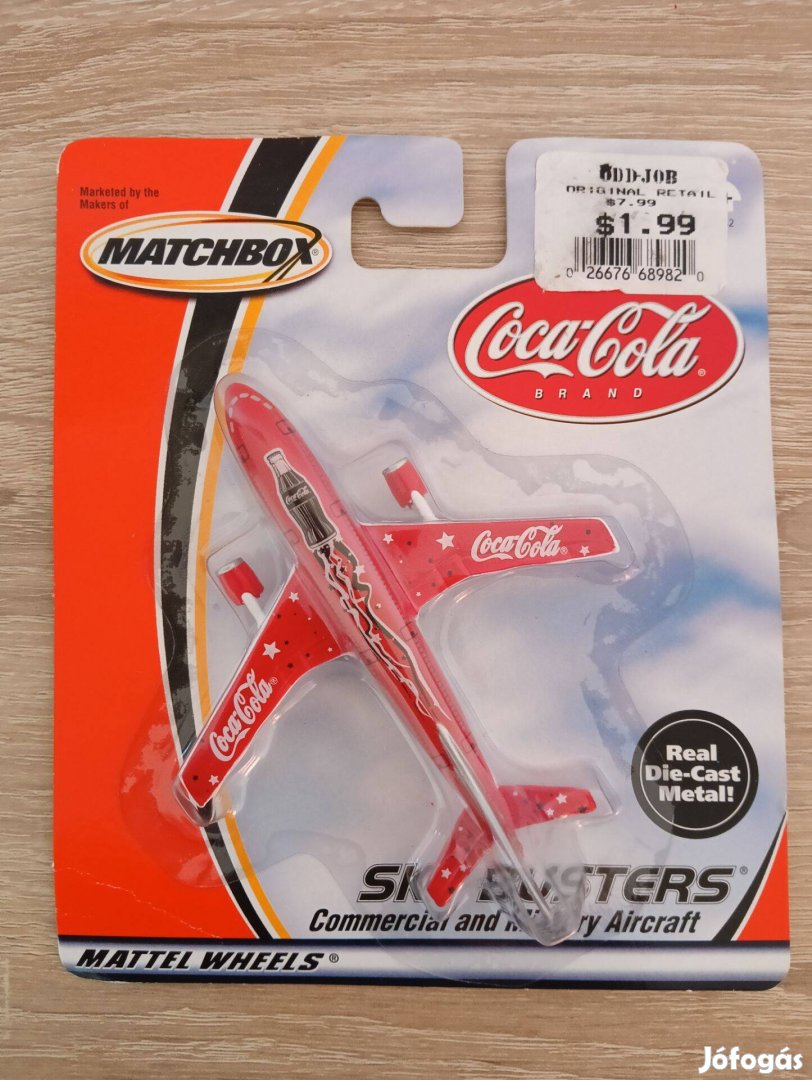 2000 Matchbox Sky Busters Coca-Cola Jet Airplane