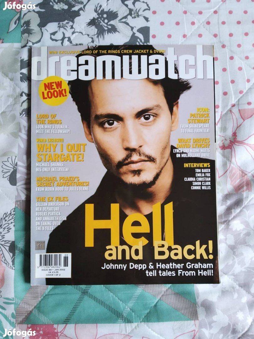 2002/január Dreamwatch magazin, Johnny Depp, A pokolból