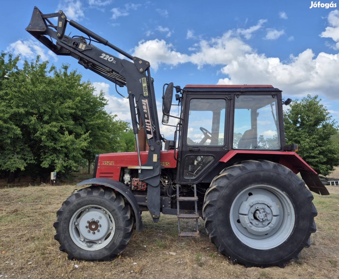 2003 Mtz 952 Traclift homlokrakodó klímás 